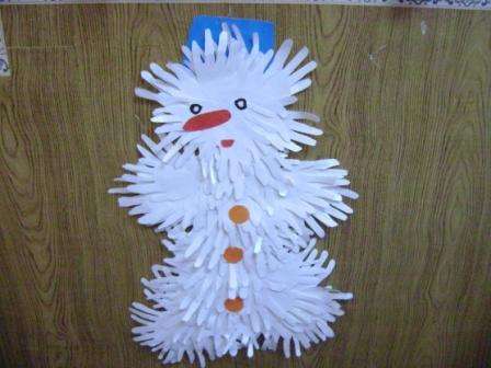 V škôlke vyrábame snehuliaka z dlaní. Majstrovská trieda