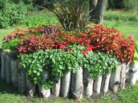 Vi laver et blomsterbed og en blomsterhave på landet med egne hænder