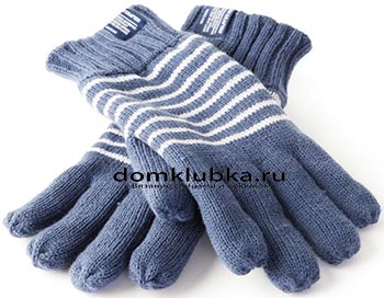 Modré pánske rukavice