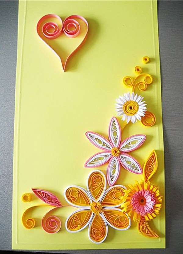 DIY quilling na 8. marca