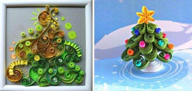 DIY nytårshåndværk fra quilling er ikke en let opgave, men figurerne viser sig at være meget smukke!