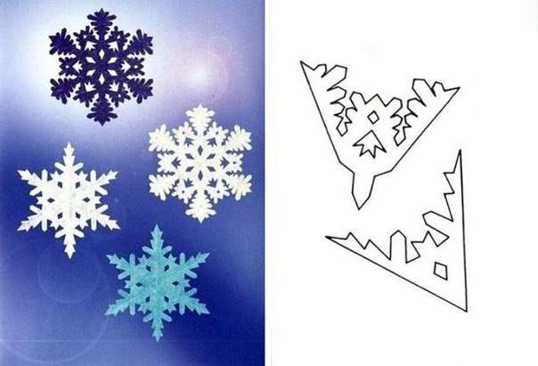 ضع في اعتبارك هذه المخططات البسيطة لمساعدتك في صنع ندفة ثلجية لطيفة من ورق الكريسماس: